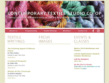 Tablet Screenshot of beta.textilestudio.ca